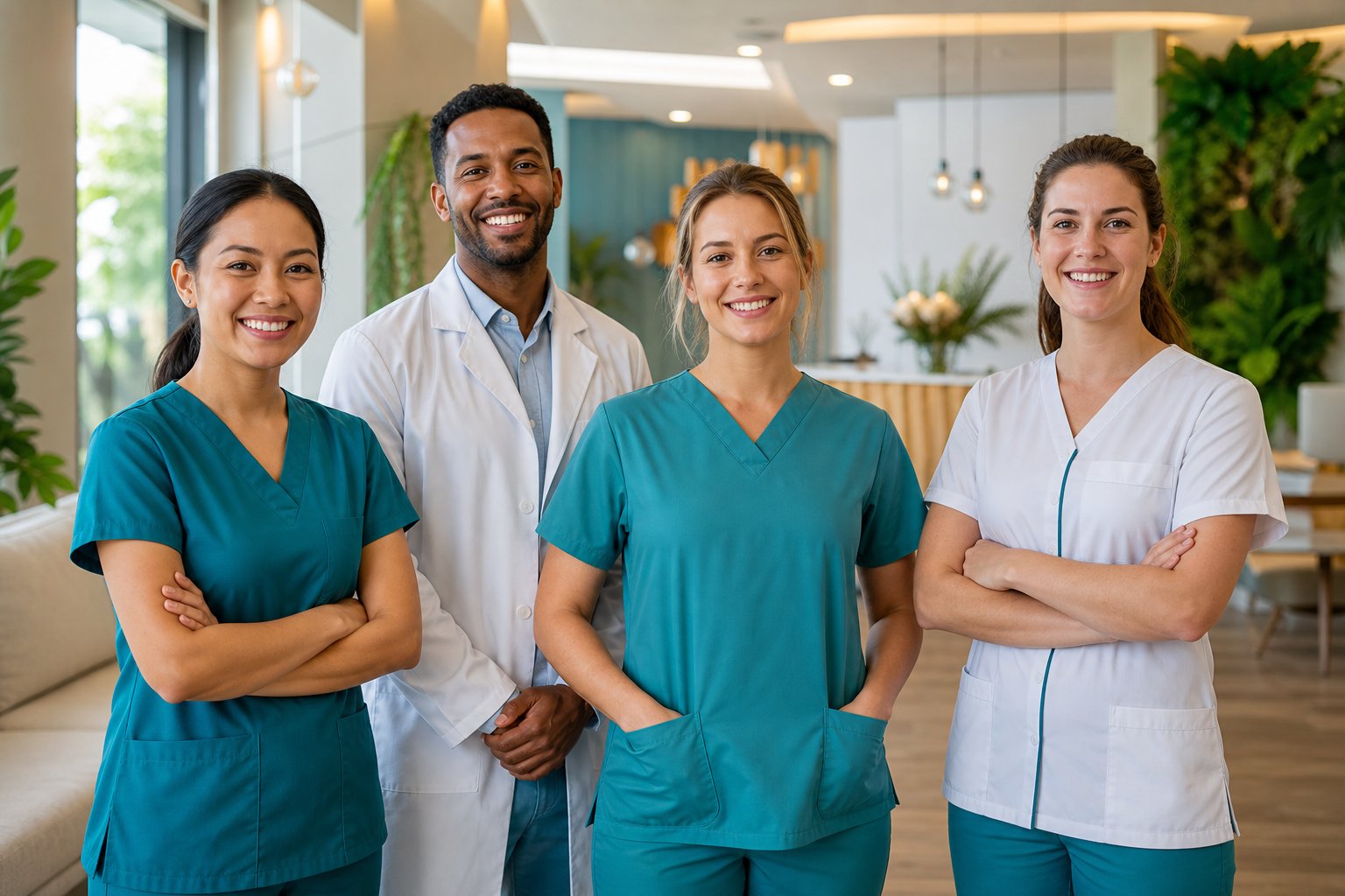 The Life Vitality Health care team in their clinic